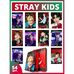 Набор карточек Stray Kids Christmas Evel 54 шт.