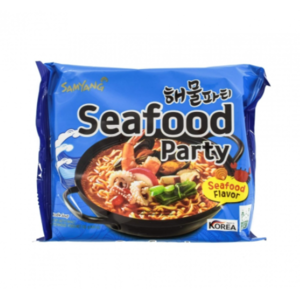 Лапша быстрого приготовления Samyang "Seafood Party Ramen" со вкусом морепродуктов 125 гр.