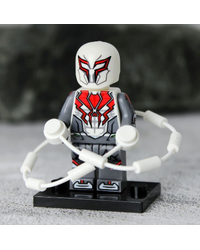 Фигурка Lepin Мигель О'Хара в белом костюме: Человек-Паук 2099 (Miguel O'Hara: Spider Man 2099)