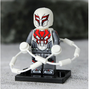 Фигурка Lepin Мигель О'Хара в белом костюме: Человек-Паук 2099 (Miguel O'Hara: Spider Man 2099)