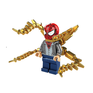 Фигурка Lepin Питер Паркер с золотыми щупальцами: Человек-паук (Peter Parker: Spider Man)