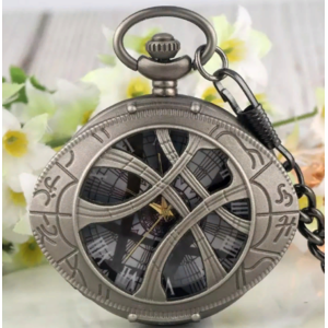 Часы на цепочке Камень Доктора Стрэнджа (Doctor Strange) серебряные