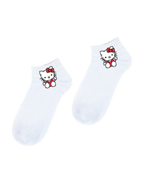 Носки Hello Kitty (1) низкие (32-36, белые)