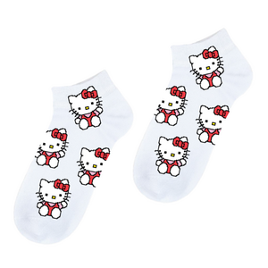 Носки Hello Kitty (2) низкие (32-36, белые)