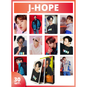 Набор карточек Джей-Хоуп (J-Hope: BTS Dynamite) 30 шт.