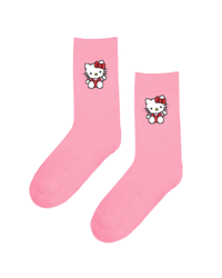 Носки Hello Kitty (1) высокие (32-36, розовые)