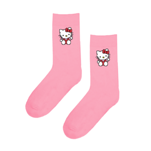 Носки Hello Kitty (1) высокие (32-36, розовые)