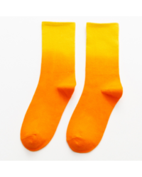 Носки Градиент желто-оранжевый высокие (36-41)