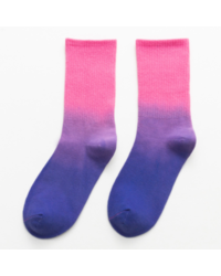 Носки Градиент розово-фиолетовые высокие (36-41)