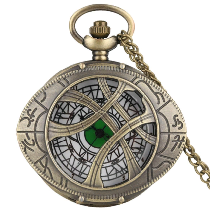 Часы на цепочке Камень Доктора Стрэнджа (Doctor Strange) золотые