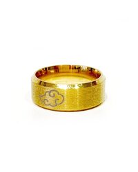 Кольцо Знак Акацуки золотое размер 7
