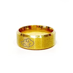 Кольцо Знак Акацуки золотое размер 7