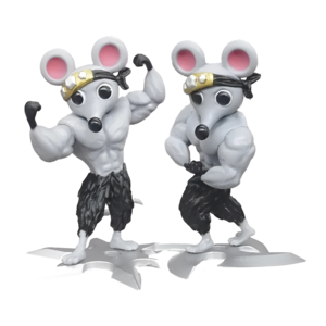 Фигурка Мыши с мышцами: Клинок рассекающий демонов (Mice with muscles: Demon Slayer) 8 см.