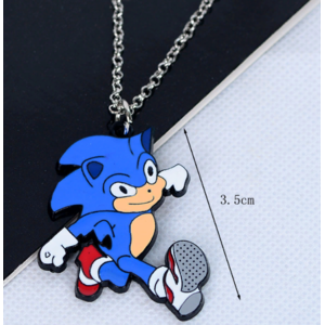 Кулон Соник бежит металлический (Sonic)