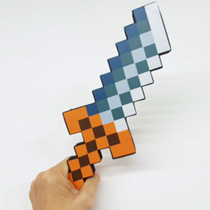 Меч Майнкрафт оранжевый (Minecraft) 26 см.