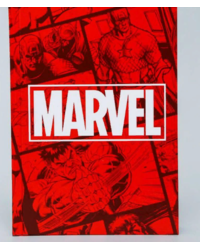 Ежедневник Marvel красный А5 в твердой обложке