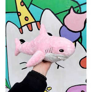 Мягкая игрушка Акула розовая 35 см.