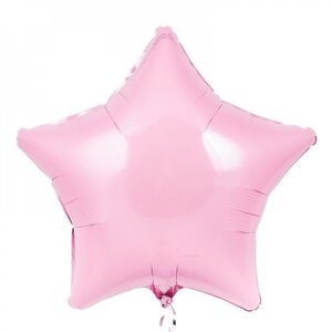 Шар Звезда нежно-розовый 46 см.