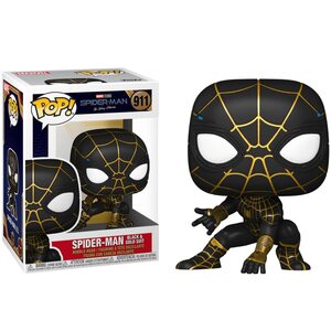 Фигурка Funko POP Человек-Паук в черно-золотом костюме (Spider-Man in black and gold suit 911)
