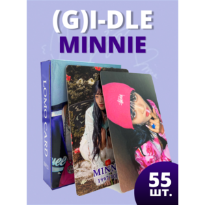 Набор карточек (G)I-DLE Минни (Minnie) 55 шт.