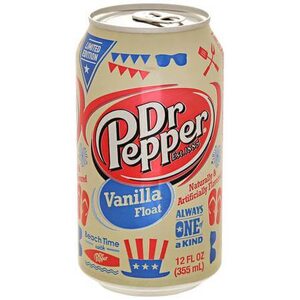 Газированный напиток Dr. Pepper Vanilla Float 355 мл.