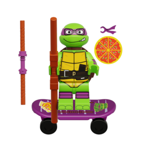Фигурка Lepin Донателло на скейте 2023: Черепашки-ниндзя (Donatello: Teenage Mutant Ninja Turtles 2023)