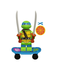Фигурка Lepin Леонардо на скейте 2023: Черепашки-ниндзя (Leonardo: Teenage Mutant Ninja Turtles 2023)