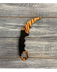Нож CS:GO Керамбит Зуб Тигра v2. (Tiger Tooth 21 см.)