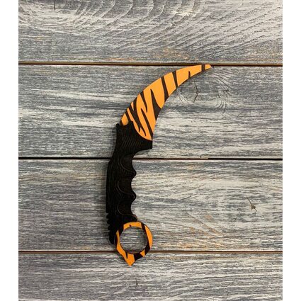 Нож CS:GO Керамбит Зуб Тигра v2. (Tiger Tooth 21 см.)