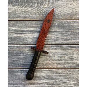 Нож CS:GO Байонет М9 Кровавая паутина v2. (Slaughter 27 см.)