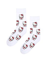 Носки Hello Kitty (2) высокие (36-41, белые)