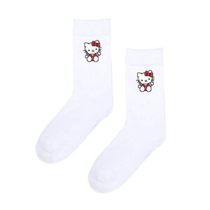 Носки Hello Kitty (1) высокие (36-41, белые)