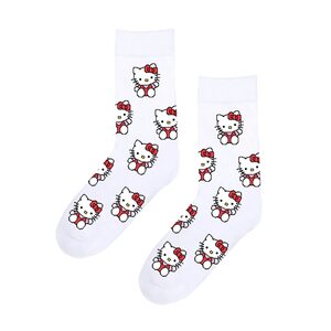 Носки Hello Kitty (2) высокие (32-36, белые)