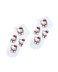 Носки Hello Kitty (2) низкие (36-41, белые)
