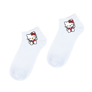 Носки Hello Kitty (1) низкие (36-41, белые)