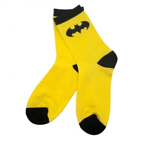 Носки Бэтмен лого желтые низкие (Batmen)