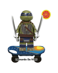 Фигурка Lepin Леонардо на скейте: Черепашки-ниндзя (Leonardo: Teenage Mutant Ninja Turtles)