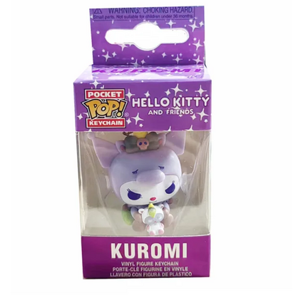 Брелок Funko POP Куроми с плюшевым единорогом: Hello Kitty (Kuromi: Hello Kitty)