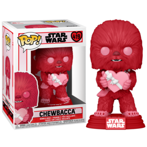 Фигурка Funko POP Валентинка Чубакка с сердцем: Звездные Войны (Valentines Chewbacca: Star Wars 419) Original