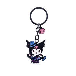 Брелок Куроми в платье (Kuromi: Hello Kitty) металлический