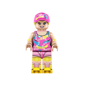 Фигурка Lepin Барби на роликовых коньках (Barbie)