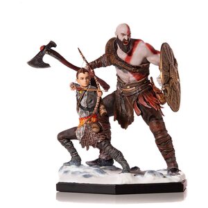 Фигурка Кратос и Атреус: Бог Войны (Kratos and Atreus: God of War) 18 cм.