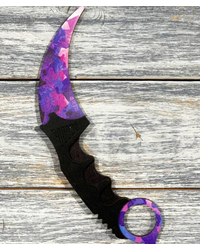 Нож Керамбит Стандофф Purple Camo v2. (21 см.)