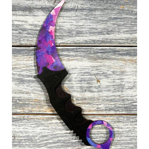 Нож Керамбит Стандофф Purple Camo v2. (21 см.)