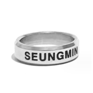 Кольцо Сынмин (Seungmin): Stray Kids со стразом серебряное