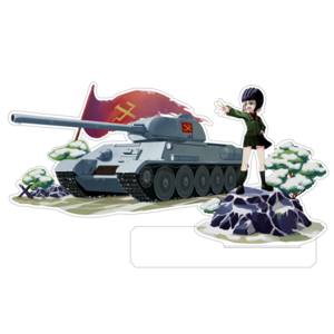 Акриловая фигурка HandMade+ Катюша: Девушки и танки (Girls und Panzer) 12 см.
