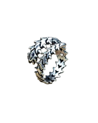 Кольцо Кен Канеки: Токийский Гуль (Ken Kaneki: Tokyo Ghoul) серебряное (безразмерное)
