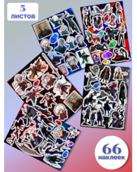 Набор стикерпаков №30 Devil May Cry. Формат А6 (5 паков)