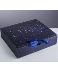 Подарочная коробка «Stars shine for you» 31х24,5х9 с лентой