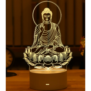 Светильник Будда 3D